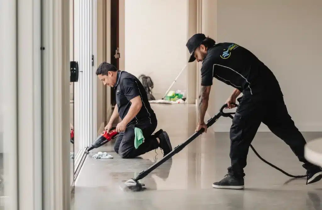 Commercial Cleaning In A New Build